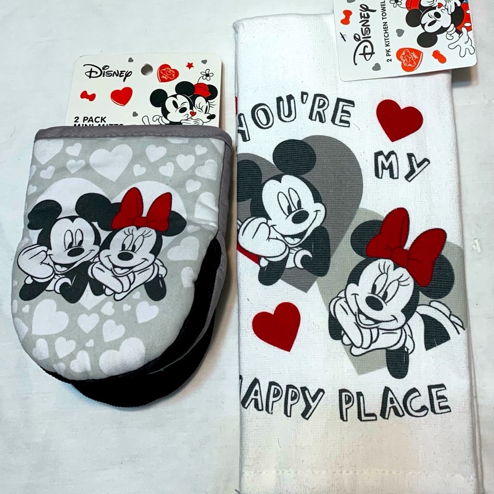 Disney Kitchen Mickey & Minnie 4 piece set